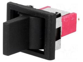 ROCKER | SP3T | Pos: 3 | (ON)-OFF-(ON) | 5A/125VAC | 5A/28VDC | black