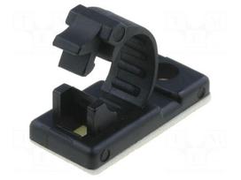 Screw down self-adhesive holder | Øbundle : 7.5mm | polyamide