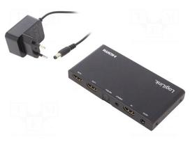 Splitter | HDMI 2.0 | Input: HDMI socket | Out: HDMI socket x2 | black