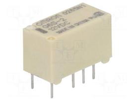Relay: electromagnetic | Ucoil: 12VDC | DPDT | Icontacts max: 2A | G6S