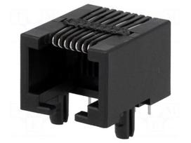 Connector: RJ45 | socket | PIN: 8 | 8p8c | THT | angled 90°