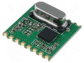 Module: RF | FM transmitter | FSK | 433.92MHz | SPI | 1.8÷3.6VDC | 13dBm