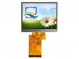 Display: TFT | 3.5" | 320x240 | Illumin: LED | Dim: 76.9x63.9x3.15mm
