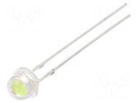 LED | blue (ice blue) | 4.8mm | 5800÷7000mcd | 100° | Front: convex