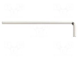 Wrench: hex key | HEX 4mm | Overall len: 142mm | Plating: nickel