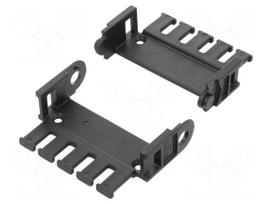 Mounting holder | self-aligning | for cable chain