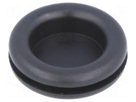 Grommet | with bulkhead | Ømount.hole: 19mm | Øhole: 16mm | rubber