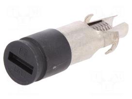 Adapter | 5x20mm | 10A | 250VAC | FEC | medical | black | UL94V-0 | IP40