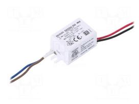 Power supply: switching | LED | 4W | 3÷12VDC | 350mA | 90÷264VAC | IP65