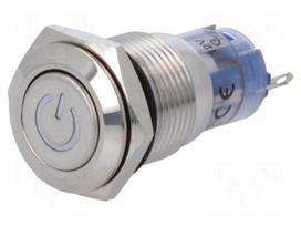 Switch: vandal resistant | Pos: 2 | SPDT | 0.5A/220VAC | 1A/24VDC | IP40