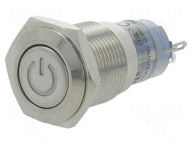 Switch: vandal resistant | Pos: 2 | SPDT | 0.5A/220VAC | 1A/24VDC | IP40