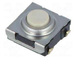 Microswitch TACT | SPST-NO | Pos: 2 | 0.05A/24VDC | SMT | none | 1.57N