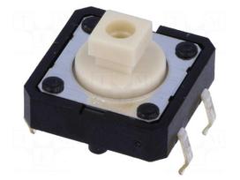 Microswitch TACT | SPST-NO | Pos: 2 | 0.05A/24VDC | THT | none | 1.27N