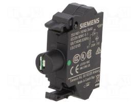Illuminating unit | 22mm | 3SU1.5 | Illumin: LED | front | green | 230VAC