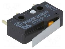 Microswitch SNAP ACTION | 5A/125VAC | with lever | SPDT | ON-(ON)