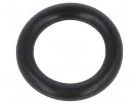 O-ring gasket | NBR caoutchouc | Thk: 1.5mm | Øint: 6mm | black