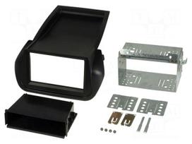 Radio frame | Citroën,Fiat,Peugeot | 2 DIN | black