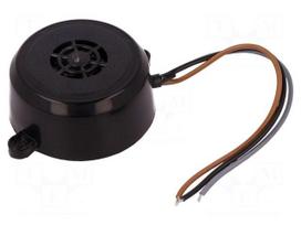 Sound transducer: piezo signaller | 36÷48V | 80÷90dB | Colour: black
