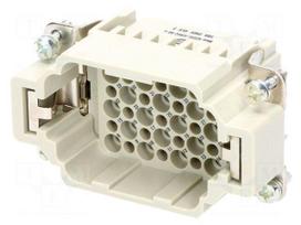 Connector: HDC | contact insert | male | 10A | 250V | Han® HMC | PIN: 42