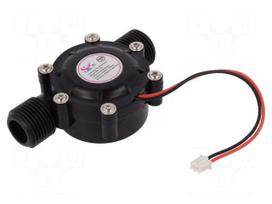 Motor: water turbine generator | 5V | 0÷0.15A | 0÷1MPa | 80°C | 20l/min