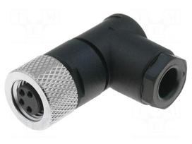 Connector: M8 | female | PIN: 4 | angled 90° | for cable | plug