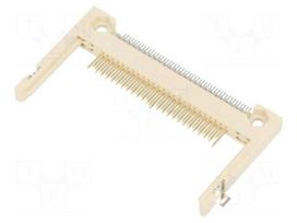 Connector: for cards | Compact Flash | SMT | gold flash | LCP | 40mΩ