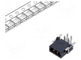 Connector: PCB to PCB | socket | male | PIN: 2 | har-flex® Power | THT