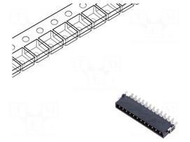 Connector: PCB to PCB | socket | male | PIN: 12 | har-flex® Power | SMT