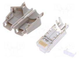 Connector: RJ45 | plug | TM21P | PIN: 8 | Cat 5e | shielded | 8p8c | 6.6mm