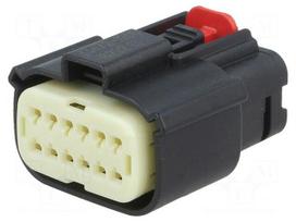 Connector: wire-wire | plug | female | MX150 | PIN: 12 | for cable | 3.5mm