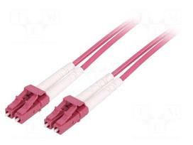 Fiber patch cord | OM4 | LC/UPC,both sides | 0.5m | 50/125um | LSZH