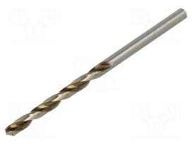 Drill bit | for metal | Ø: 3.3mm | L: 65mm | high speed steel | blister