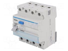 RCD breaker | Inom: 25A | Ires: 30mA | Max surge current: 250A | IP20