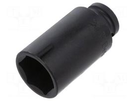 Socket: 6-angles | socket spanner,impact | HEX 30mm | 1/2" | long