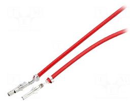 Cable with crimped terminals | 0.3m | Mini-SMB female | 18AWG