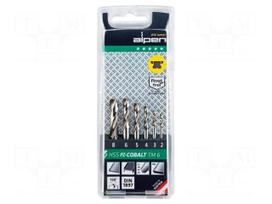 Drill set | for metal | high speed steel | blister | metal,steel