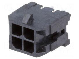 Connector: wire-board | socket | male | PIN: 4 | Micro-Fit 3.0 | THT | 3mm