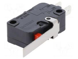 Microswitch SNAP ACTION | 16A/250VAC | with lever | SPDT | ON-(ON)
