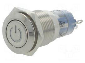 Switch: vandal resistant | Pos: 2 | SPDT | 0.5A/220VAC | 1A/24VDC | IP40