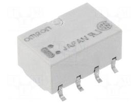 Relay: electromagnetic | Ucoil: 24VDC | DPDT | Icontacts max: 1A | G6K