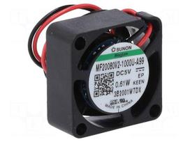 Fan: DC | axial | 5VDC | 20x20x8mm | 2.21m3/h | 21dBA | Vapo | 12000rpm