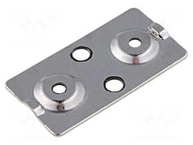 Lamella contact | AAA,AAAA,N | Batt.no: 2 | screw