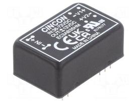Converter: DC/DC | 3W | Uin: 36÷72VDC | Uout: 12VDC | Uout2: -12VDC | THT