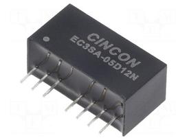 Converter: DC/DC | 3W | Uin: 4.5÷9VDC | Uout: 12VDC | Uout2: -12VDC | SIP8