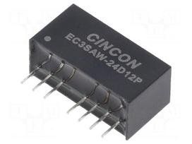 Converter: DC/DC | 3W | Uin: 9÷36VDC | Uout: 12VDC | Uout2: -12VDC | SIP8