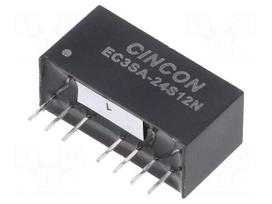 Converter: DC/DC | 3W | Uin: 18÷36VDC | Uout: 12VDC | Iout: 0÷250mA | SIP8