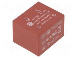 Converter: AC/DC | 3.2W | Uin: 85÷265VAC,120÷370VDC | Uout: 24VDC