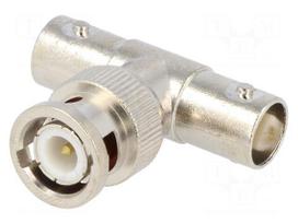 T adapter | BNC socket x2,BNC plug