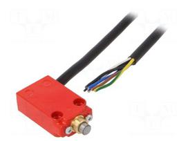 Limit switch | pin plunger Ø8mm | NO + NC | 10A | max.250VAC | cables