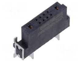 Connector: PCB to PCB | socket | female | PIN: 10(2+8) | angled 90°